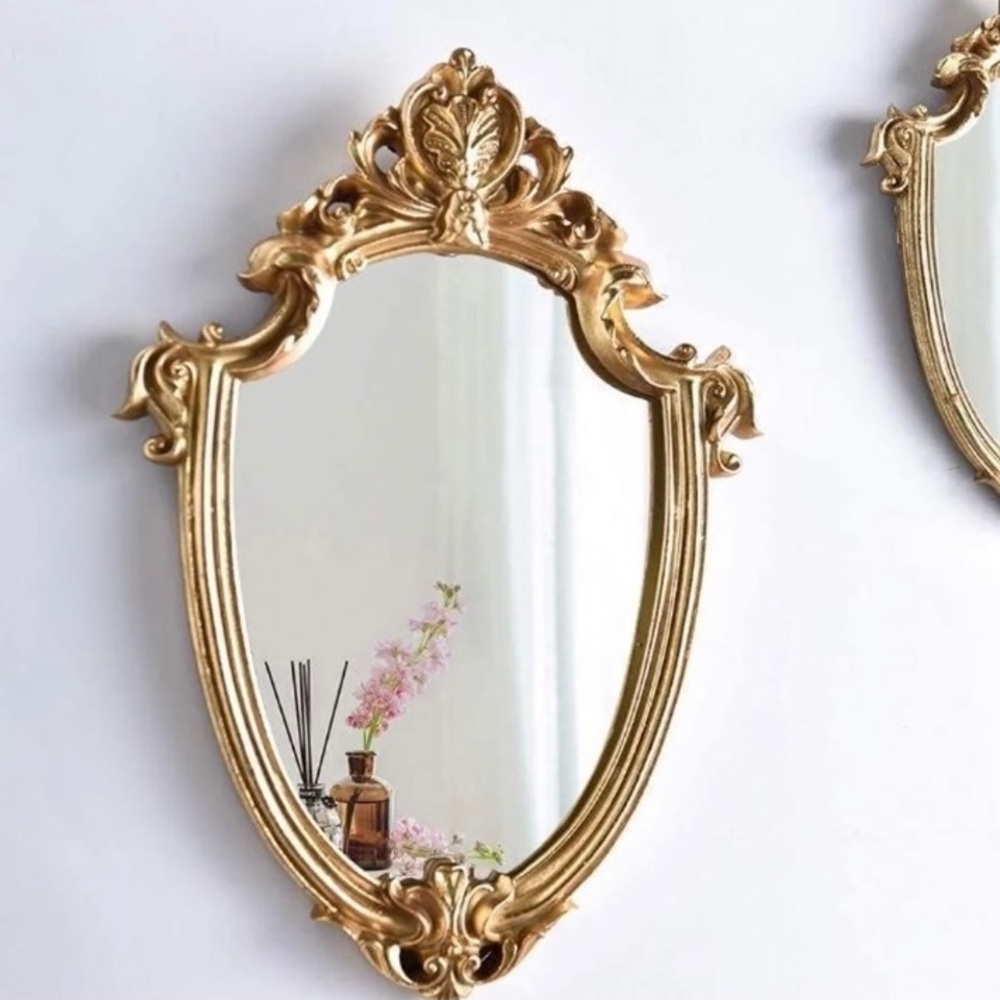 Vintage Wall Mirror (Gold-Large)